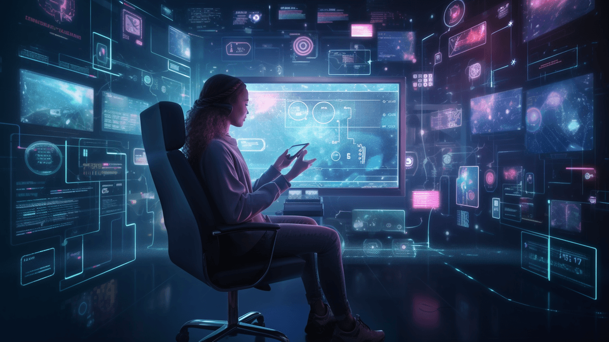 Contentful content model diagram with API connections flowing to multiple frontend channels