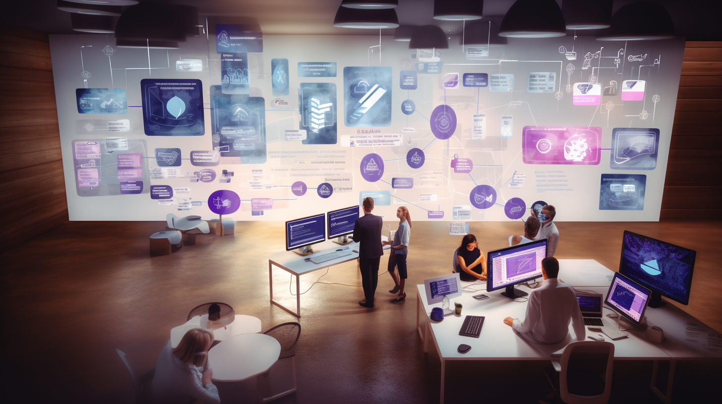 Portfolio review checklist with magnifying glass analyzing case study metrics and project outcomes