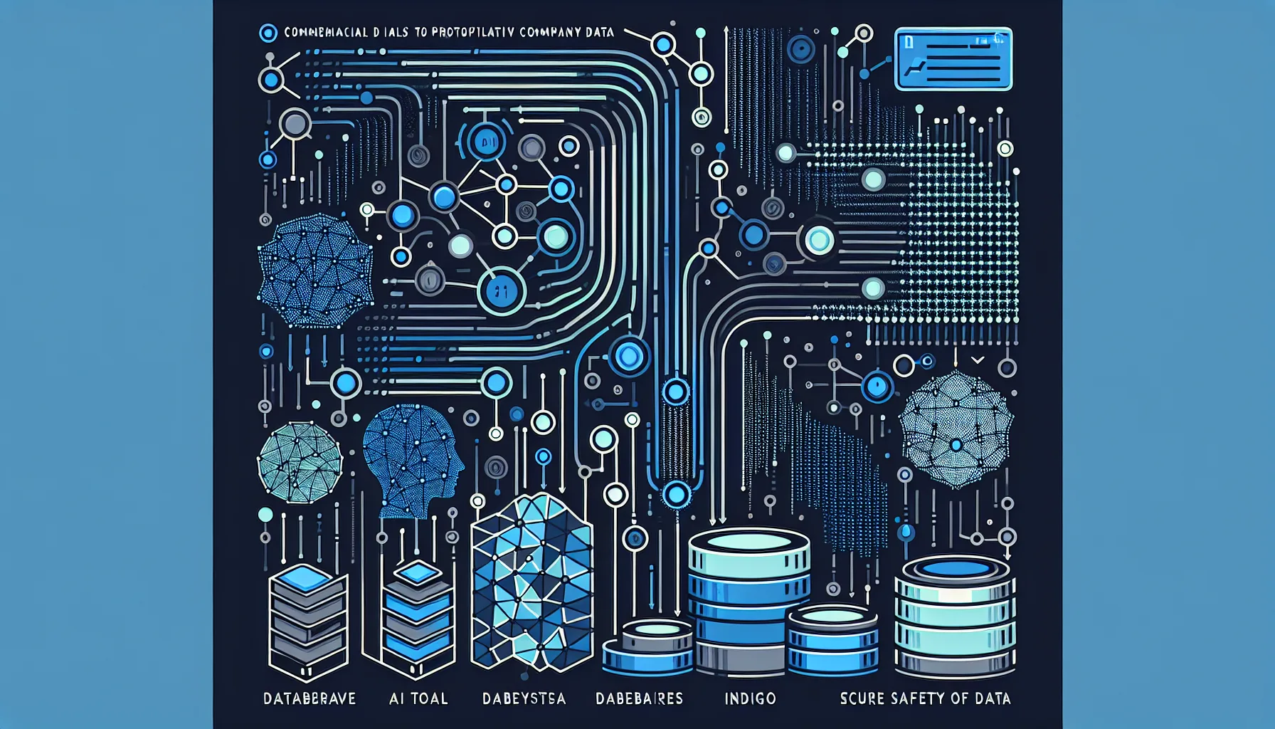 API gateway connecting enterprise data sources to commercial AI tools with security controls