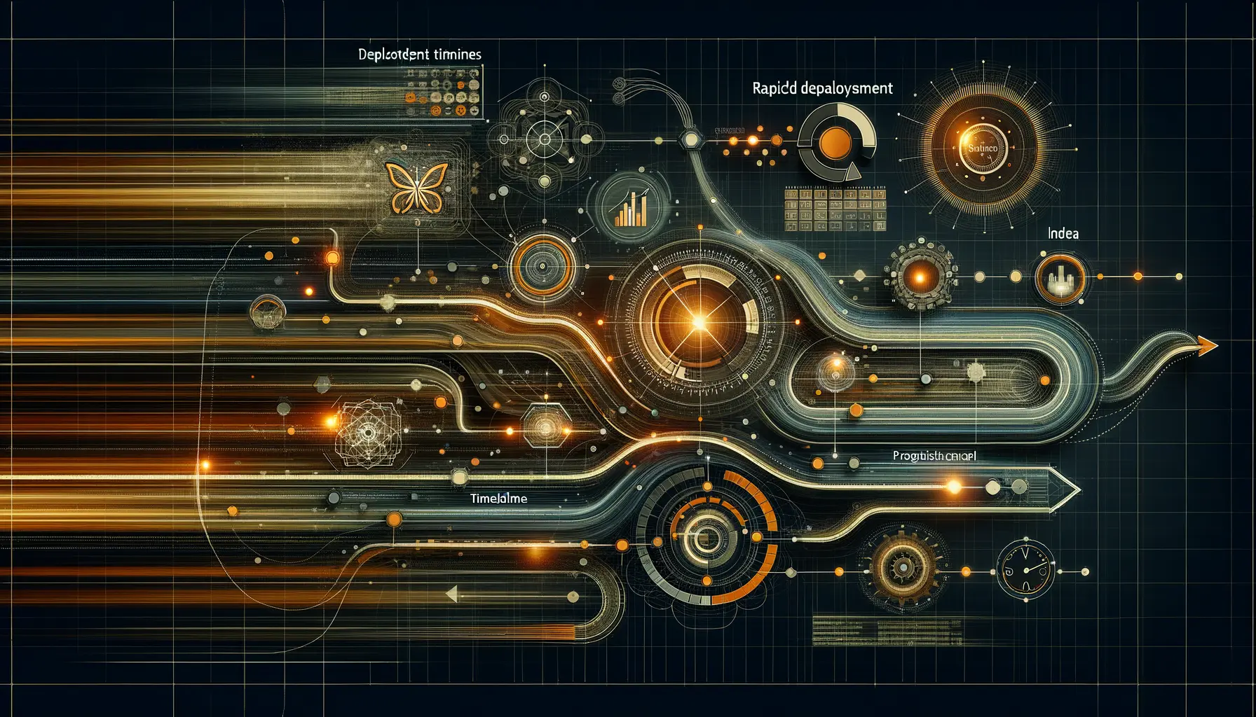 Timeline comparison showing 8-month industry average versus 2-6 week experienced agency deployment