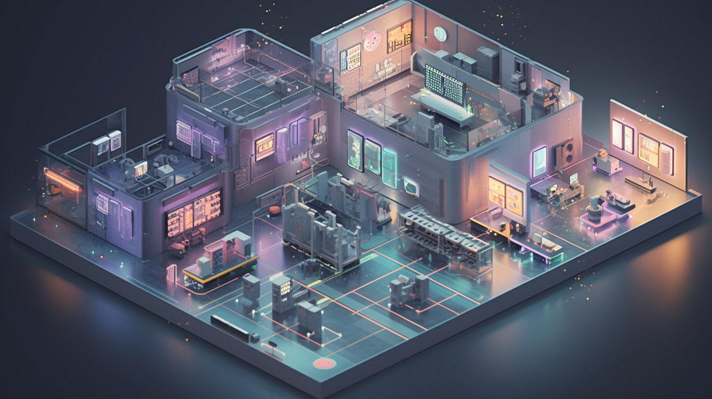 Serverless function architecture diagram showing API endpoints connecting to cloud services