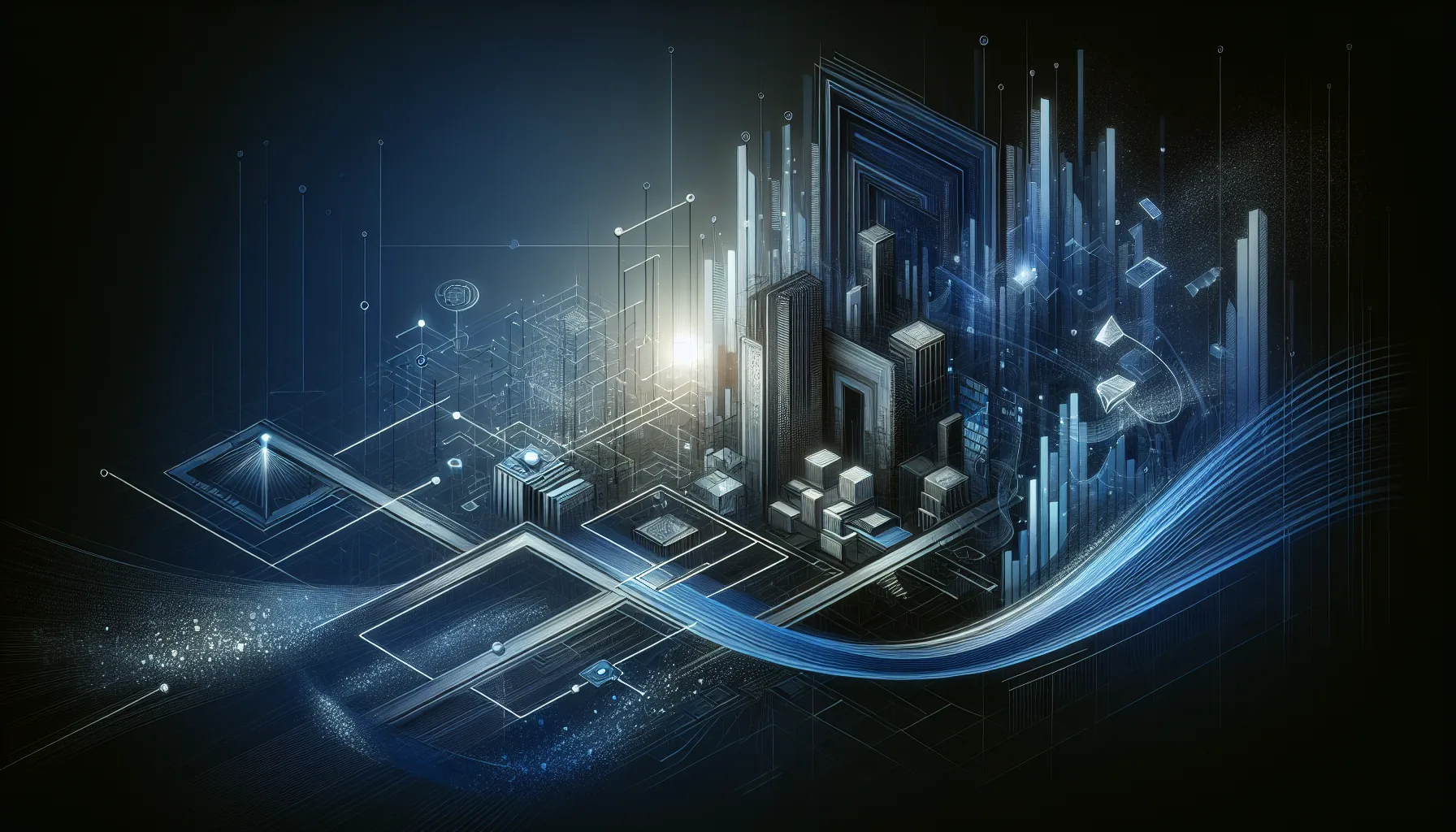 Parallel migration tracks showing content infrastructure and AI capability development side by side