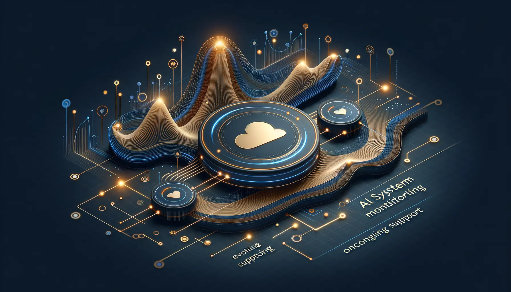 Post-launch support lifecycle covering model monitoring, retraining, and iterative improvement